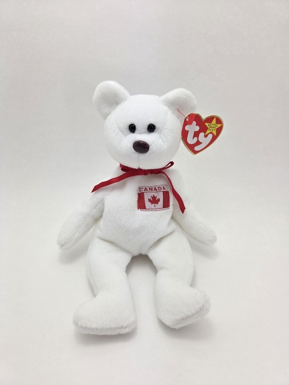 Ty Beanie Baby “Maple” the Canadian Bear Indonesia with Canadian Tush Tag